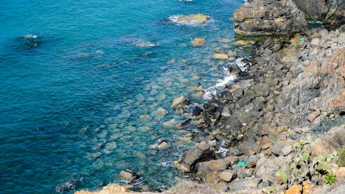 무료 돌, 바위, 푸른 바다의 무료 스톡 사진