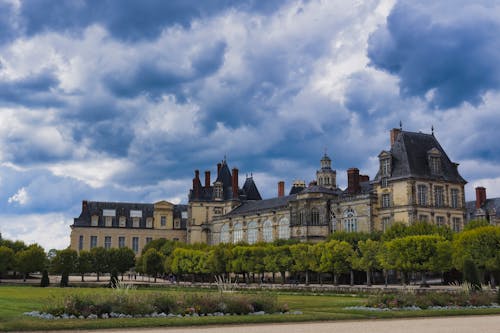 Clouds over Palace of Fontainebleau
