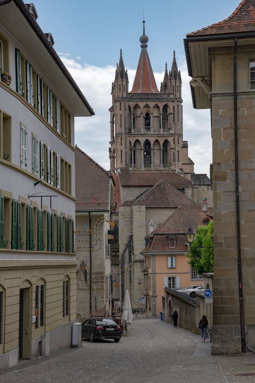 Darmowe zdjęcie z galerii z budynki, katedra, lausanne