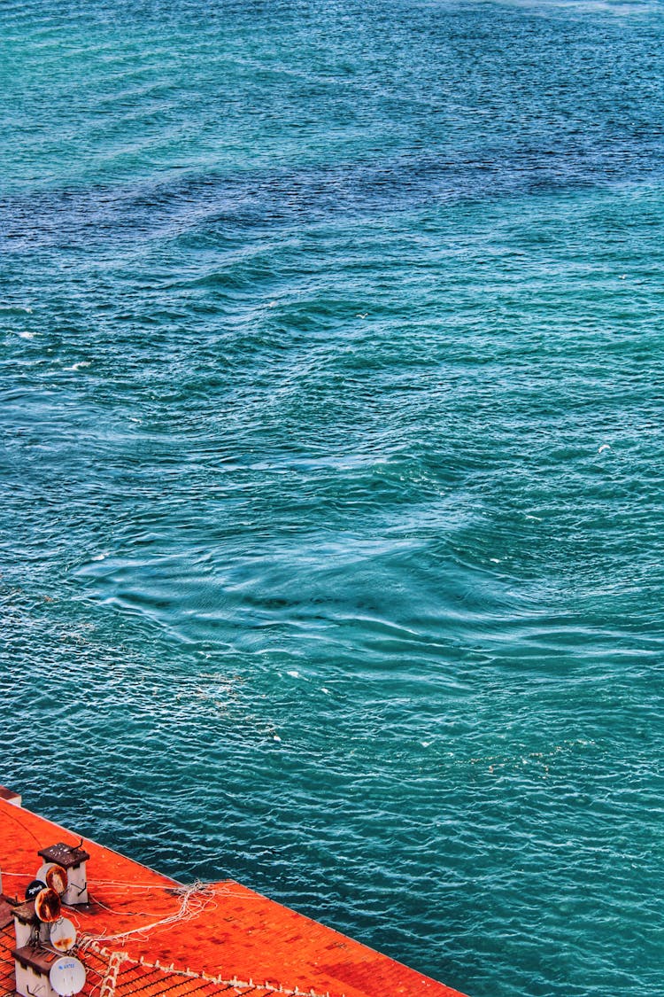 Wavy, Blue Water Surface