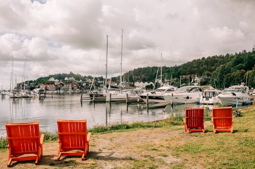 Gratis lagerfoto af afslapning, både, fortøjet