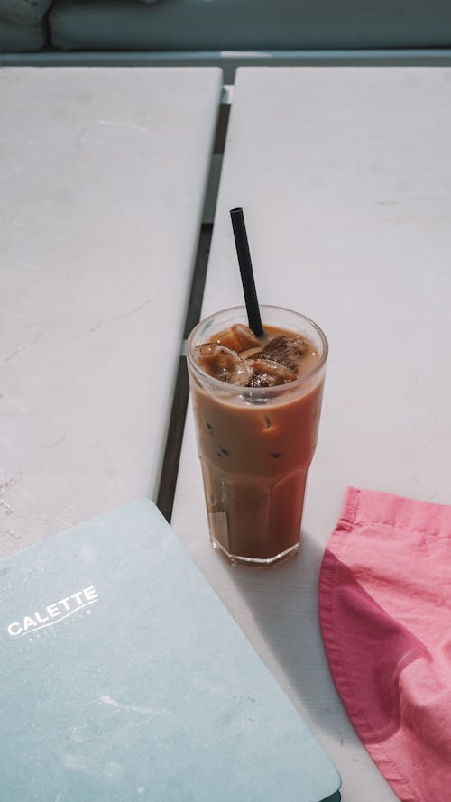 An Iced Coffee on the Table 