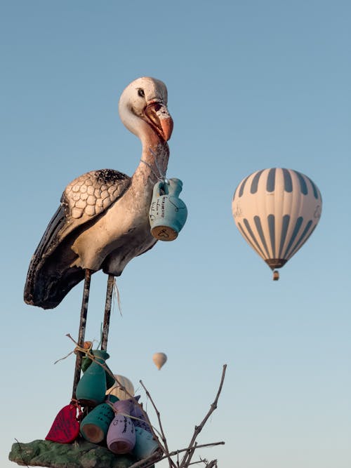 Kostnadsfri bild av fågel, flygande, luftballong