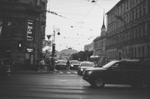 Street in Black and White