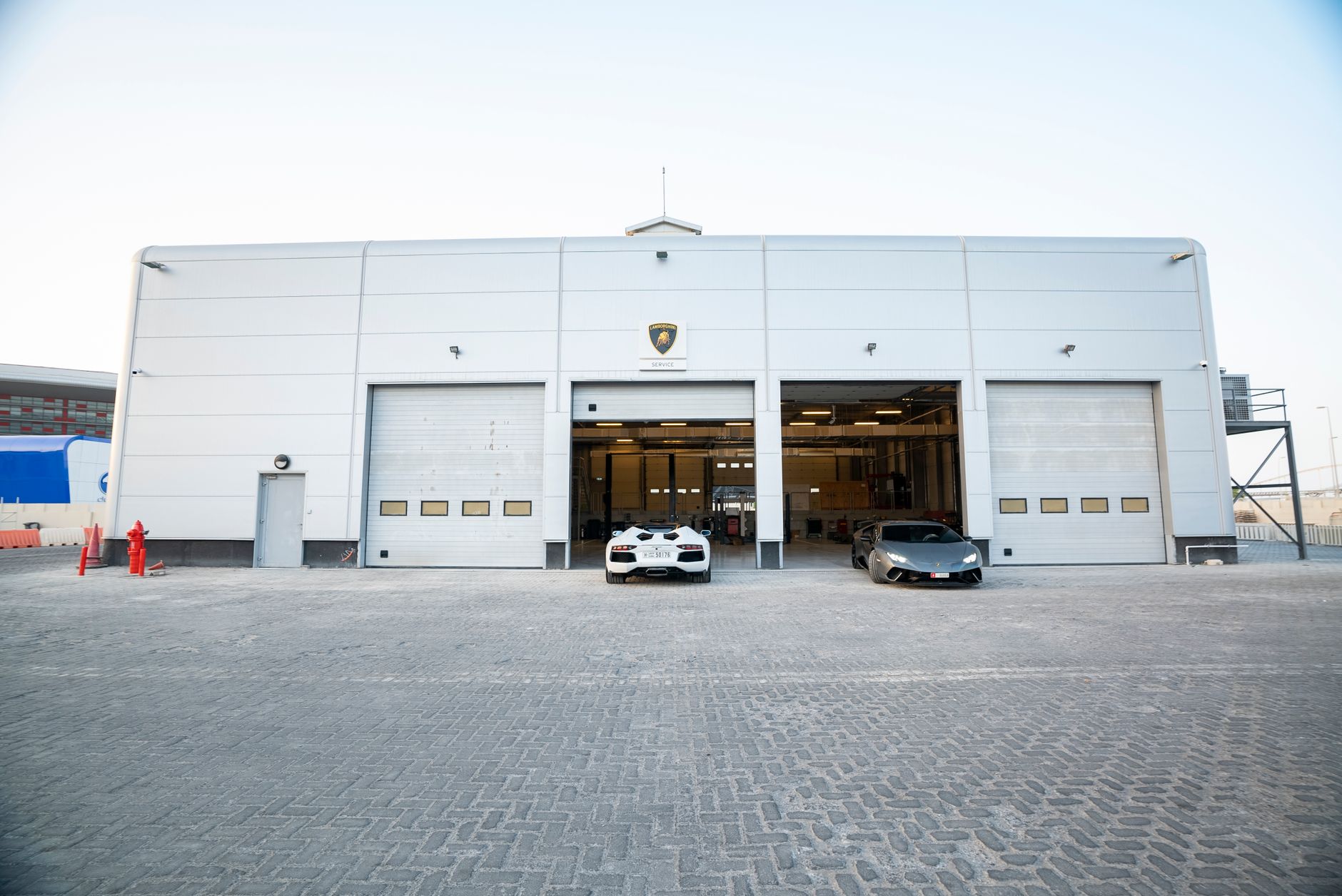 Polis tarafından el konulan bir Lamborghini süper otomobili