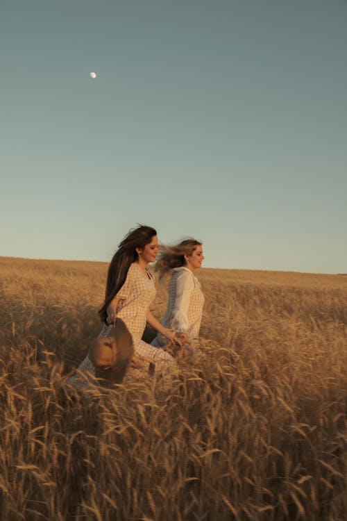 Women on a Wheat Field