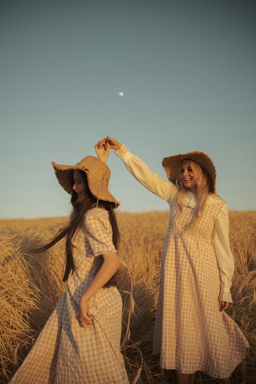 Women on a Wheat Field