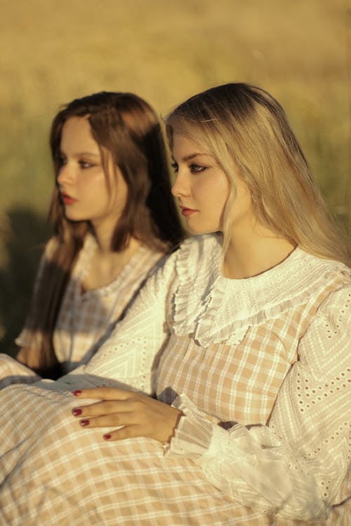 Women on a Wheat Field