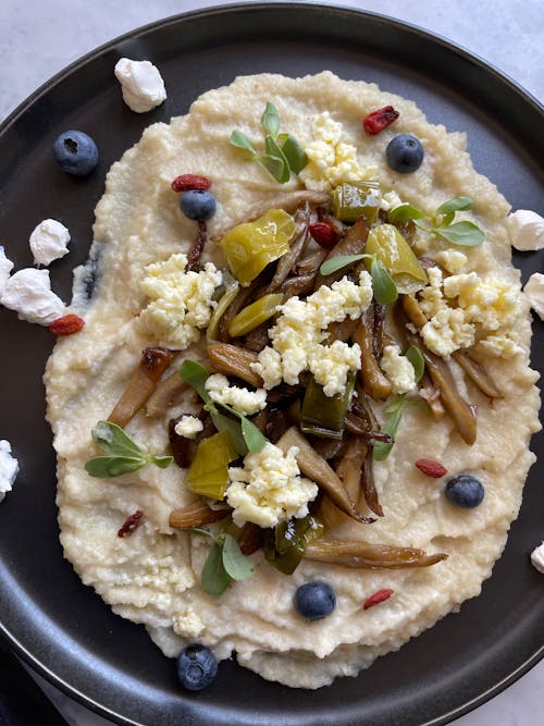 Meal with Berries and Vegetables