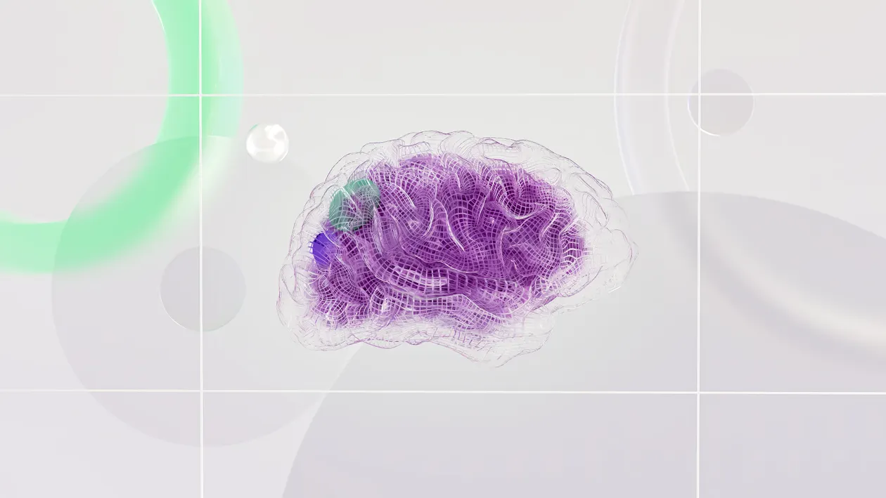 An artist's illustration of artificial intelligence showing how machine learning is inspired by neuroscience, representing AI model development for trading strategy