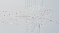 An artist’s illustration of artificial intelligence (AI). This image was inspired neural networks used in deep learning. It was created by Novoto Studio as part of the Visualising AI proje...