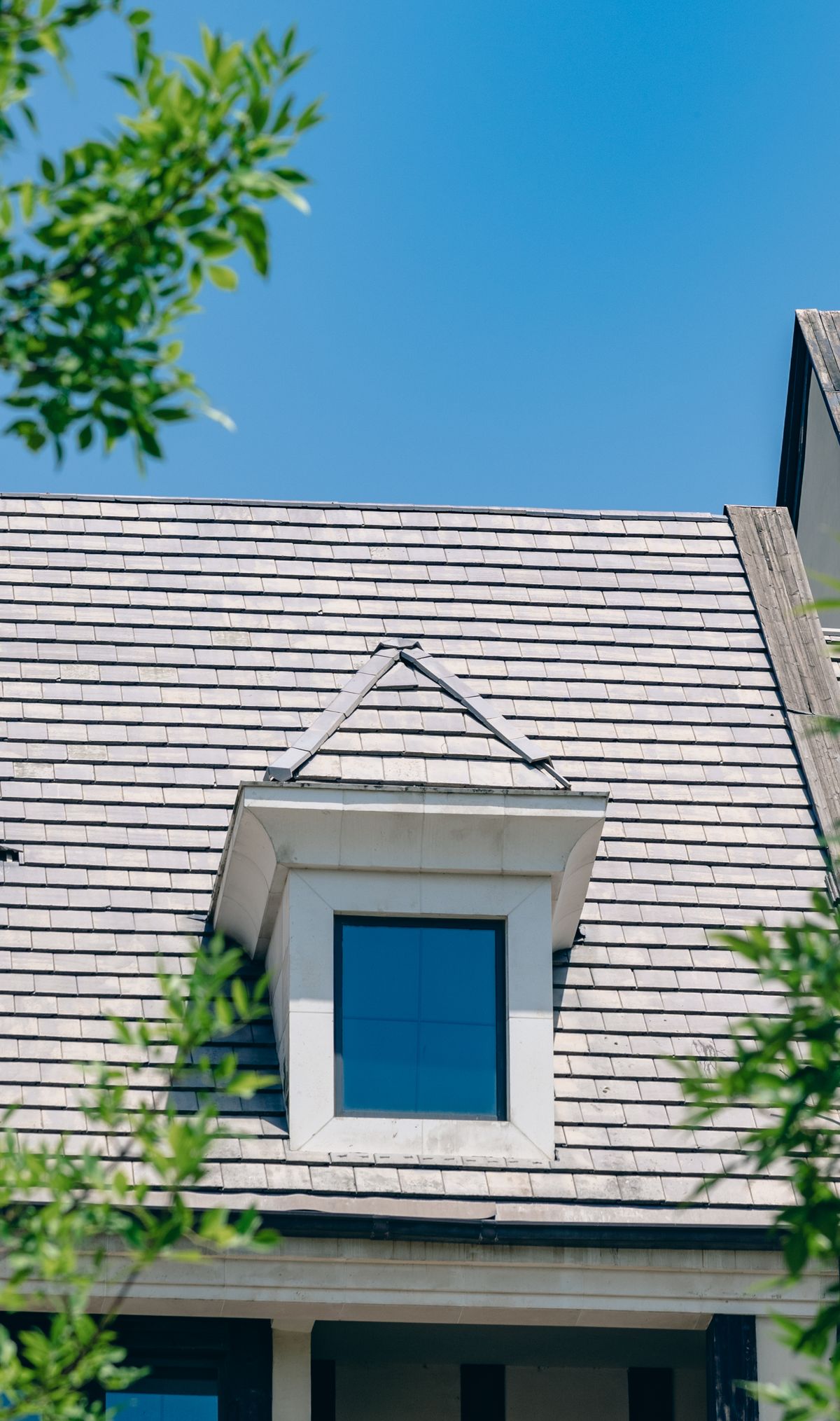 Residential roofline in the Chesapeake region