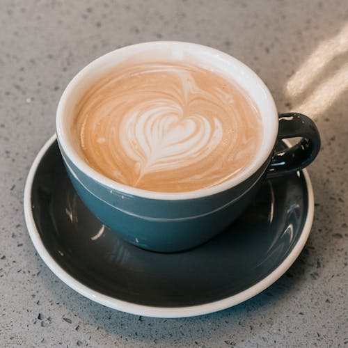 Coffee in Cup on Plate