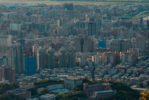 Aerial Photo of a City