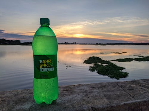 Sunset with 7up