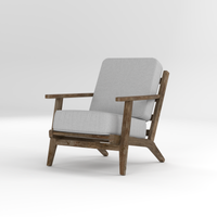 Three-quarter view of the lounge chair — photo by José Miguel Nivar on Pexels