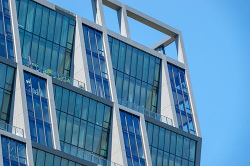 건물 외관, 미래적인, 블루의 무료 스톡 사진