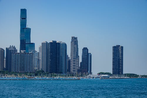 Chicago Downtown by Lake Michigan