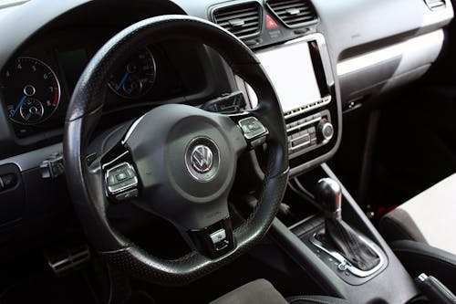 Interior of a Modern Volkswagen Car