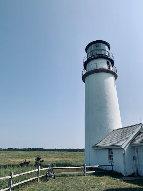 The Highland Lighthouse on the Cape Cod National Seashore in North Truro, Massachusetts