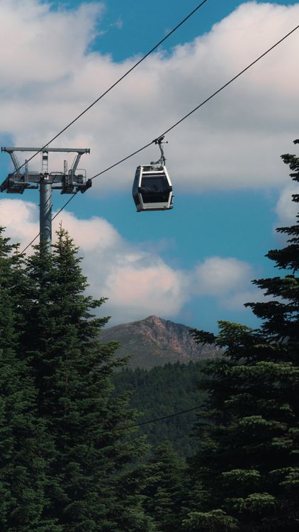 Telefirik View of the Teleferik Cable Car in Bursa, Turkey · Free Stock Photo