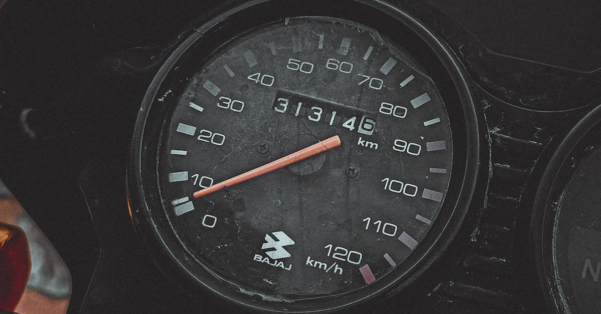 Analogue Speedometer on Dashboard · Free Stock Photo