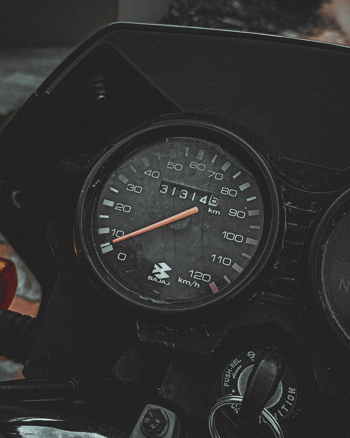 Analogue Speedometer on Dashboard · Free Stock Photo