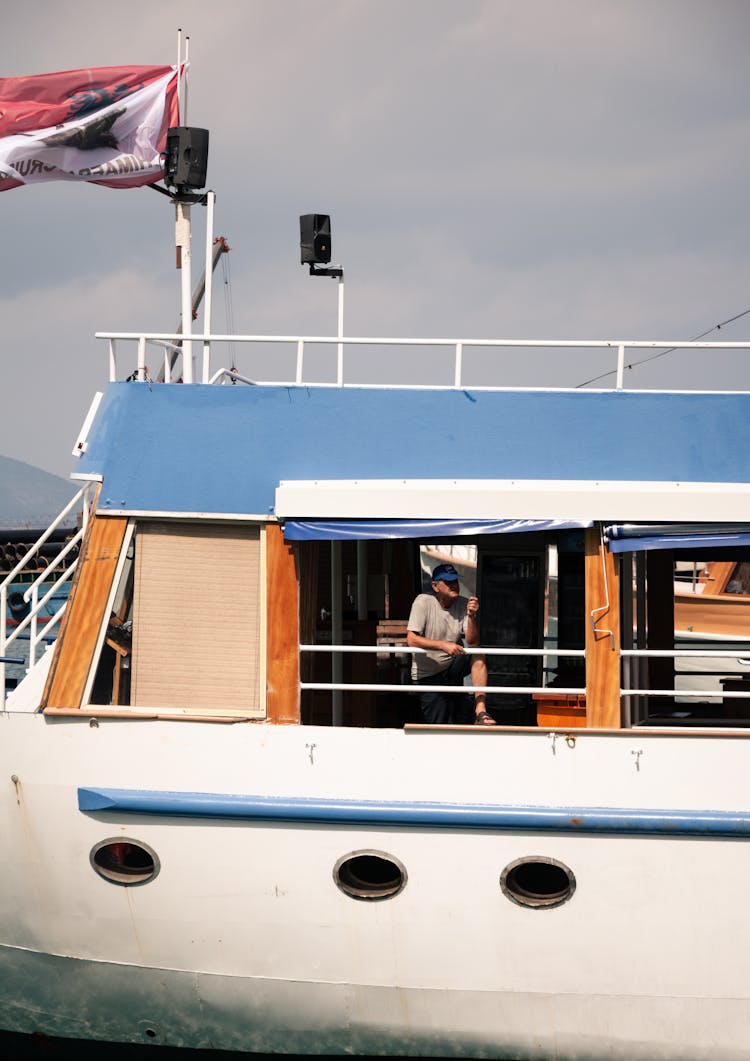 Man On Sailing Vessel