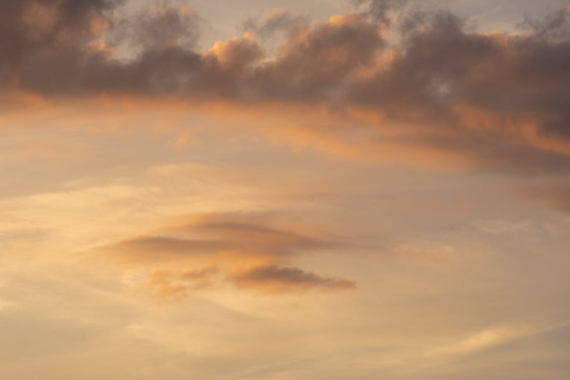 Clouds on Sky at Sunset