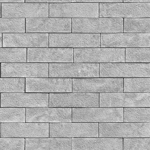 Close-up of a Gray Brick Wall 