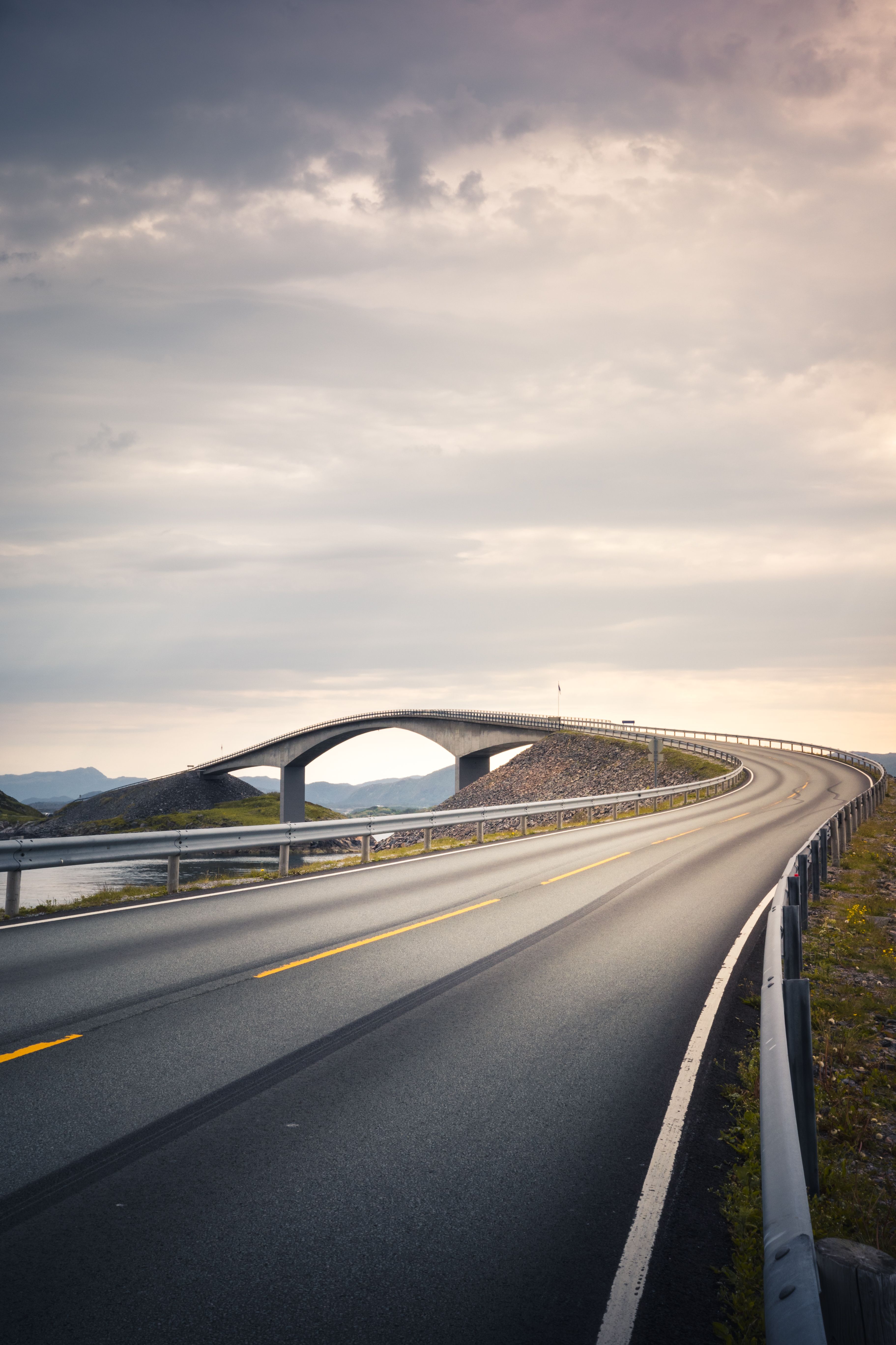 White Car On The Road · Free Stock Photo