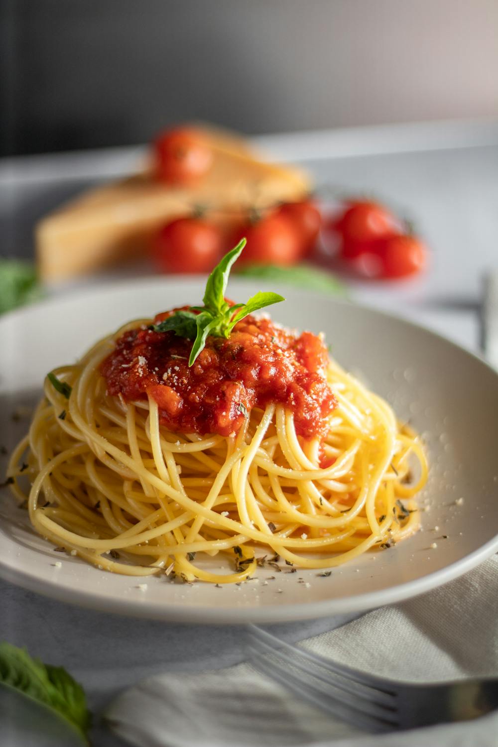 Tomato Basil Spaghetti