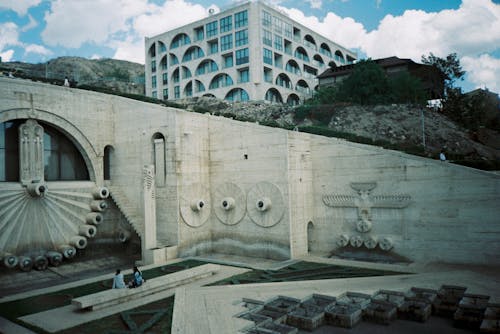 One of the Levels of Yerevan Cascade in Armenia
