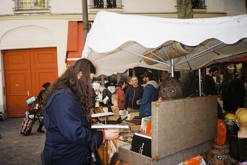 Street Market in Town