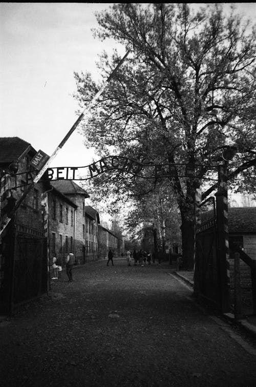  Entrance to Auschwitz-Birkenau Museum, Oświęcim, Poland