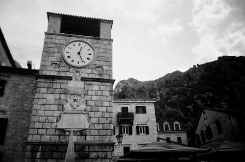 Základová fotografie zdarma na téma černá hora, černobílý, cestování