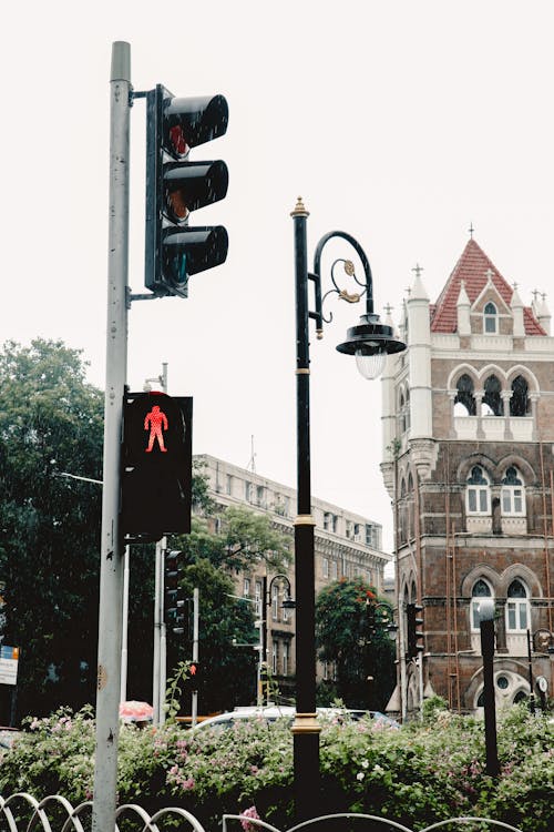 Street Light and Building behind