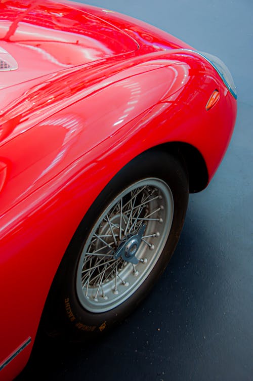 Red, Vintage Sports Car