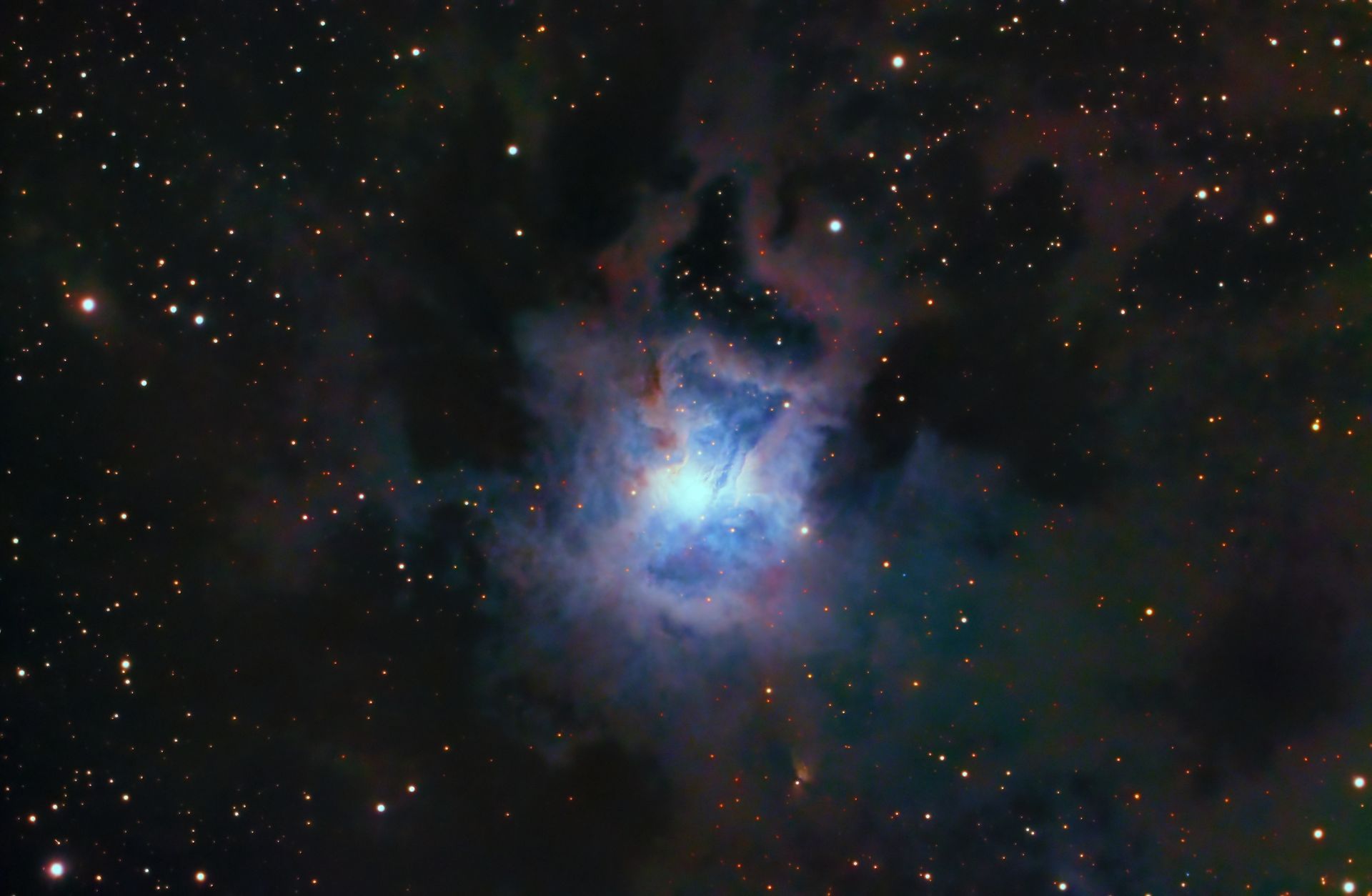 Telescope Photo of NGC 7023 Galaxy