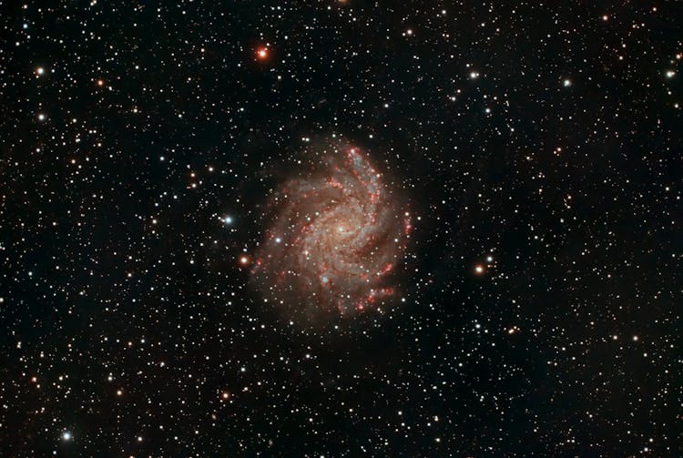 Telescope Photo Of NGC 6946 Galaxy