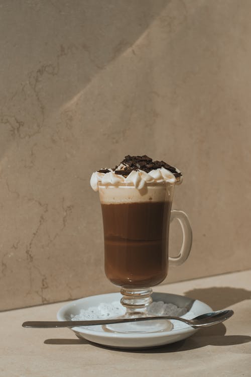 Glass of Coffee with Chocolate