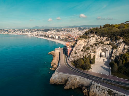 drone çekimi, hava fotoğrafçılığı, Kent içeren Ücretsiz stok fotoğraf