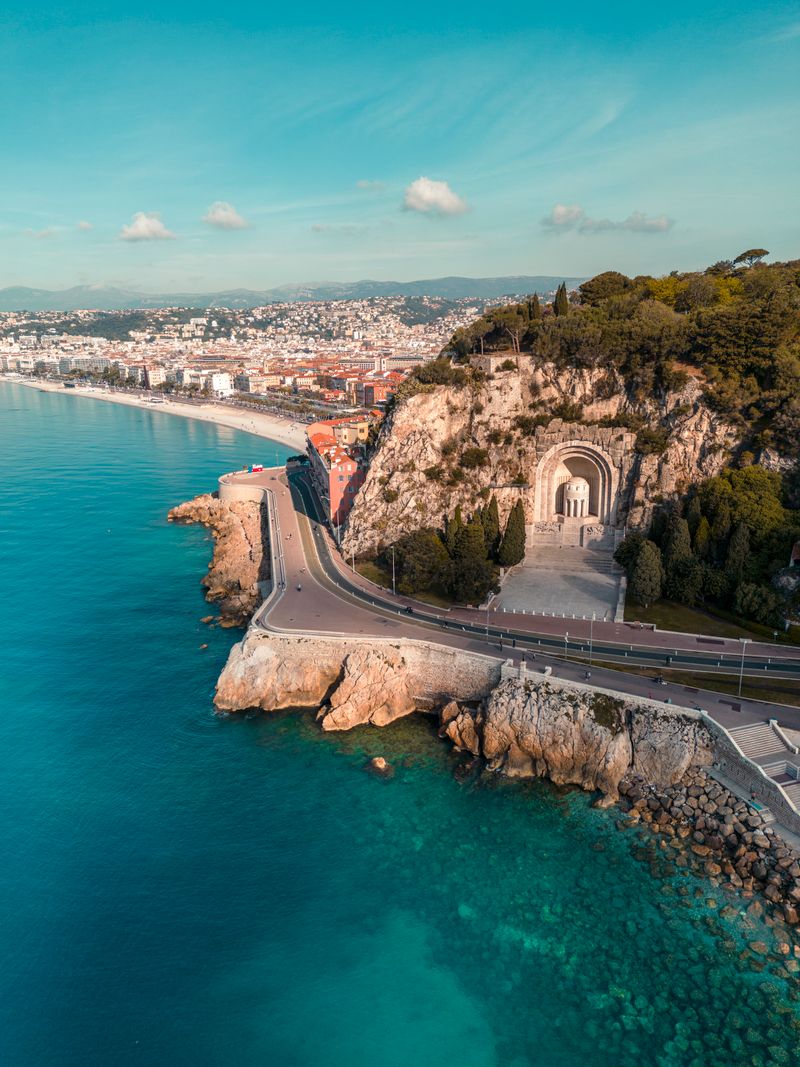 Helicopter over the Baie des Anges