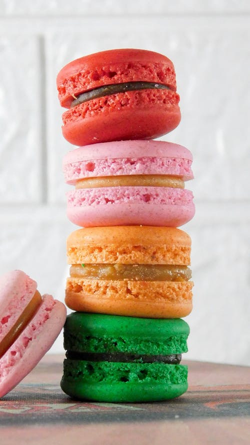 Kostnadsfri bild av färgrik, kakor, macarons