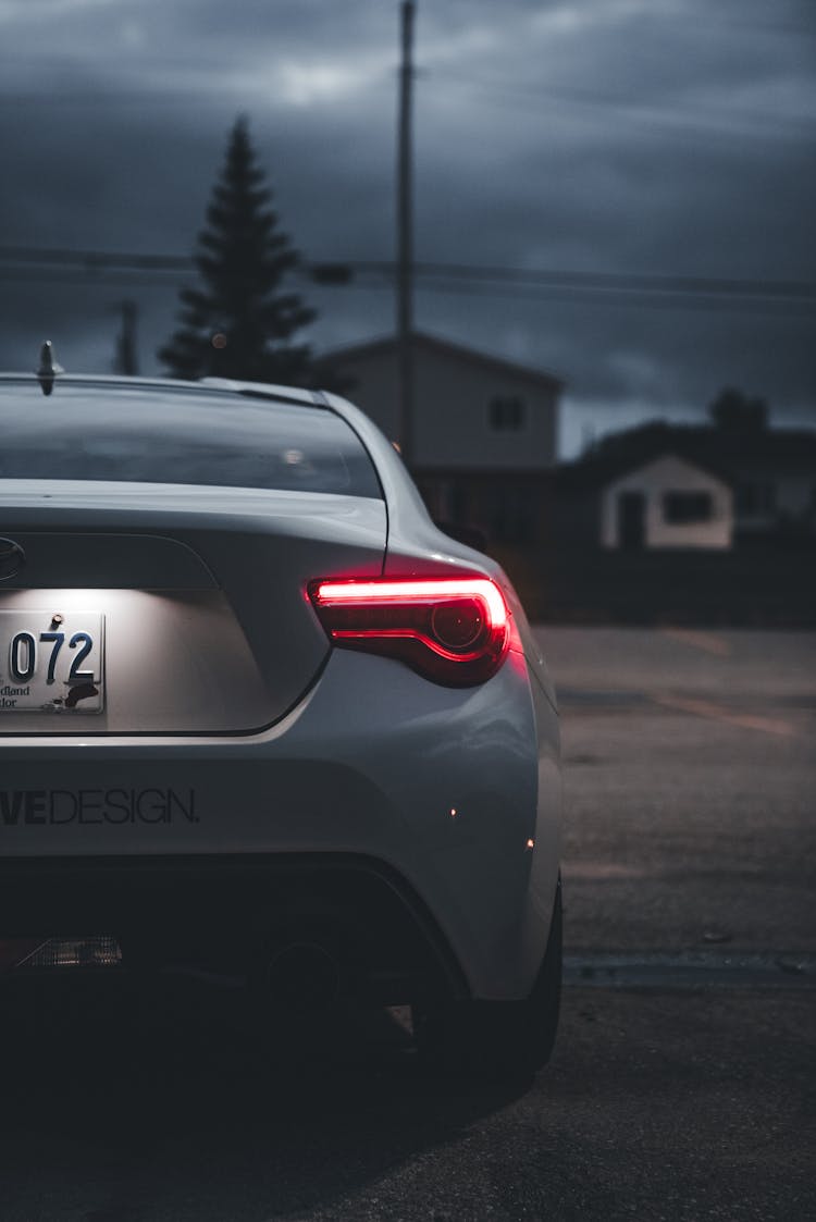 Toyota GT86 Rear Light In Evening