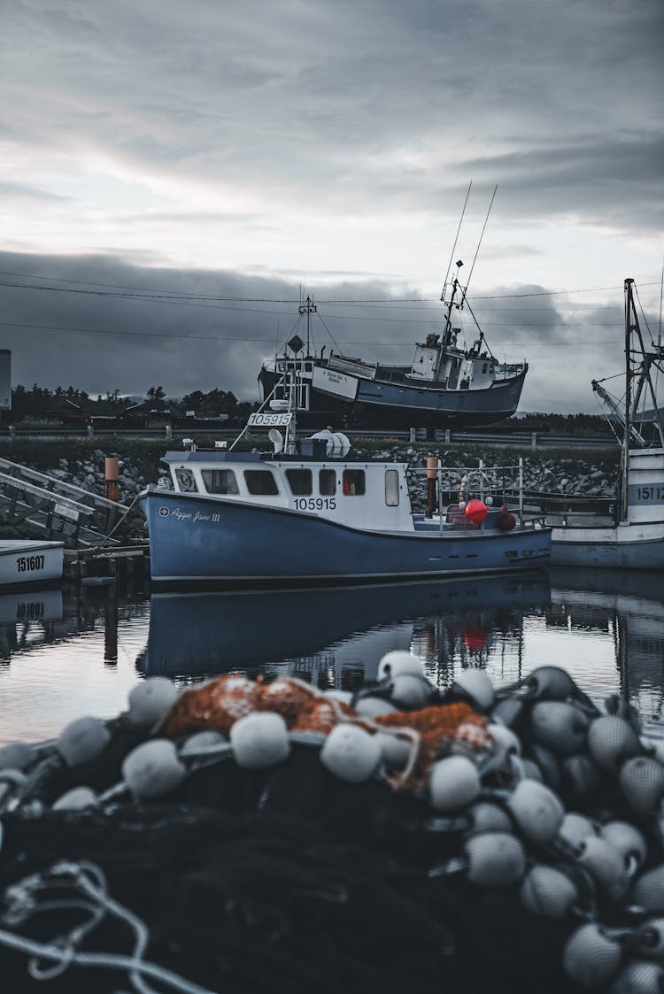 Fishing Boat In Port