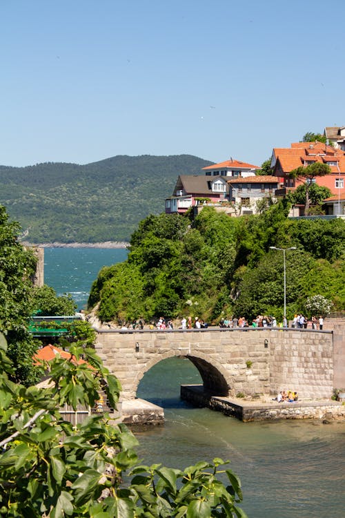 Town on Sea Coast in Italy