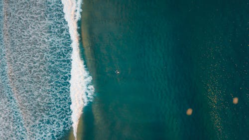 Free Aerial Photography Of Sea Stock Photo