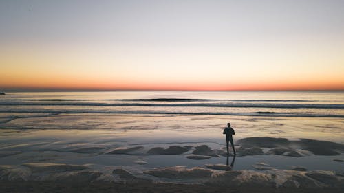 Imagine de stoc gratuită din apus, costa de caparica, Portugalia