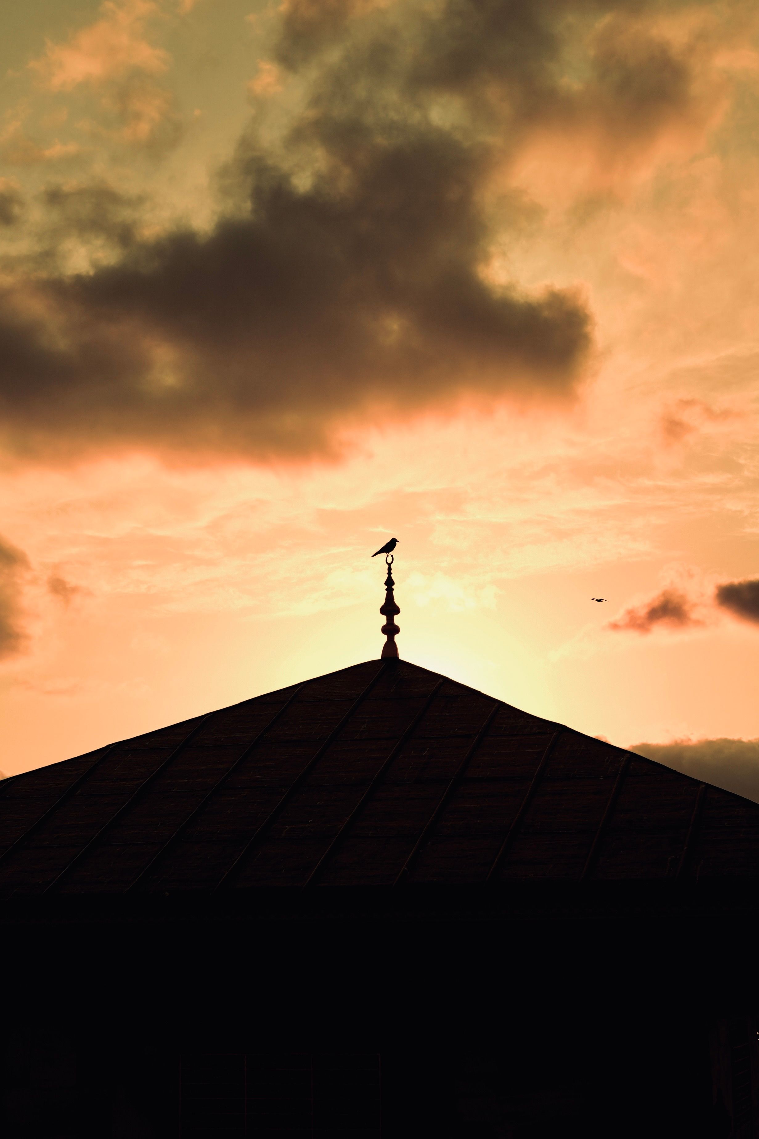 A Building at Sunset · Free Stock Photo